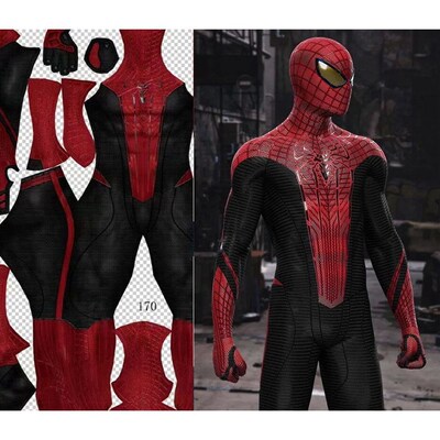 The Amazing Spiderman Cosplay TASM  Costume Superhero
