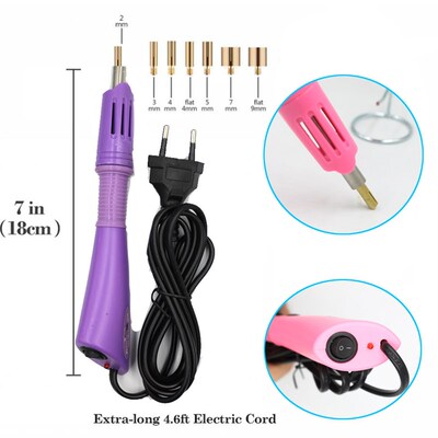 Fast Heated Hotfix Rhinestones EU/US Applicator Iron-on Wand