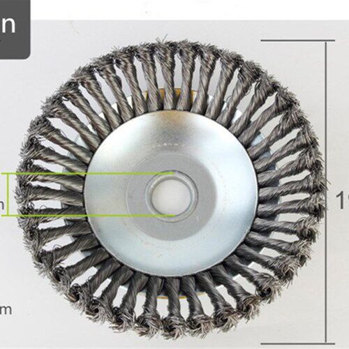 Garden Weed Cutter Steel Wire Brush Break-proof Rounded Edge