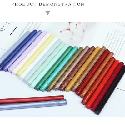 10Pcs Sealing Wax Stick Beads for Glue Gun Melt Craft Envelo