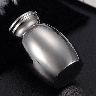 25*16mm Mini Engraved Cremation Urns For Pet Human Ashes