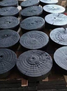 实木木块原木板定制桌面板茶几餐桌面吧台面黑碳化木年轮木马赛克