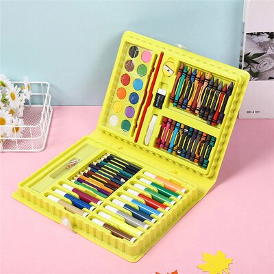 68PCS Kids Painting Drawing Art Set with Crayons Oil Pastels