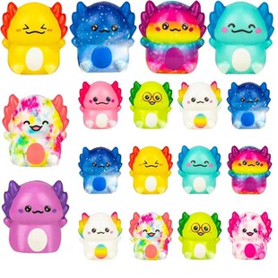 12Pack Axolotl Slow Squishy Toys Soft Stress Relief Fidgets