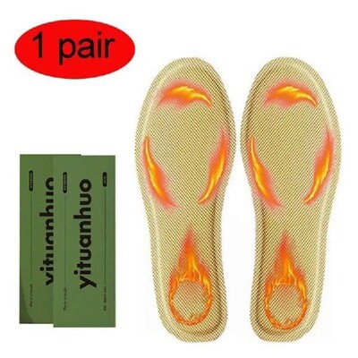Heated Insoles Shoes Sole Mesh Deodorant Breathable Cushion