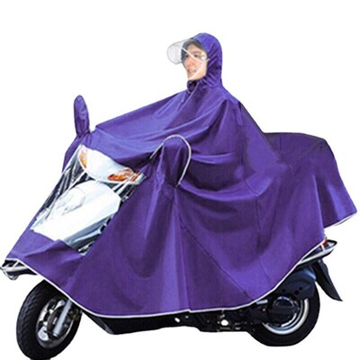 Raincoat electric bike riding motorcycle poncho single doubl