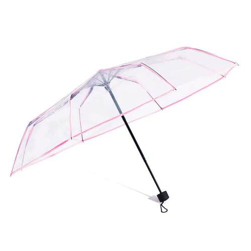 Transparent Automatic Umbrella Womens Umbrella Folding Para