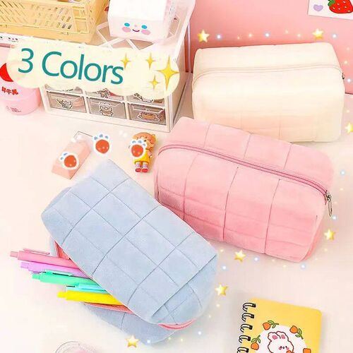 Kawaii Pillow Pencil Case Girls School Supplies Pouch Cute K
