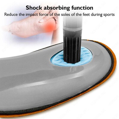 Orthotic Insole Leather Insoles for Flat Foot Arch Support 3