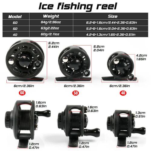 Fishing Reels Saltwater  Freshwater Fishing Reel  Mini Ice