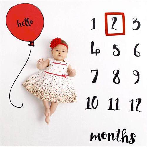 Baby Milestone Month Photography Background Cloth Baby Creat