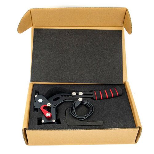 Black Logitech 16Bit Racing Games Hand Brake System PC USB S