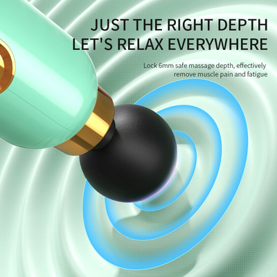 LCD Display Massage Gun Portable Electric Massager For Body