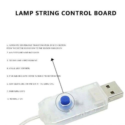 LED Strip Light Controller Fit for 100LED/200LED 5V Strips
