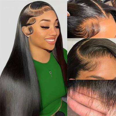 HD Transparent 13x4/13x6 Straight Lace Front Wig 4x4 Lace Cl