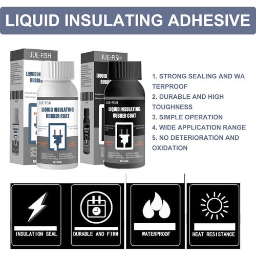 JUE-FISH Electrical Circuit Board Liquid Insulation Tape Wat