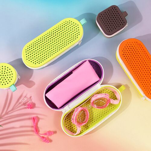 Silicone Swimming Glasses Capacity Double-Sided Goggles Bag