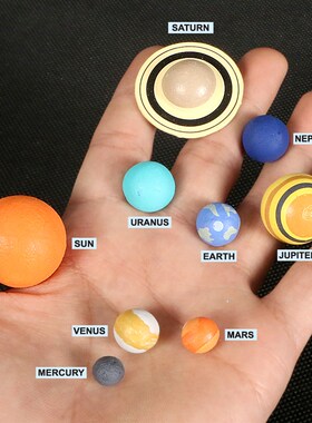 Simulation The Solar System Figurine Cosmic Planet Universe