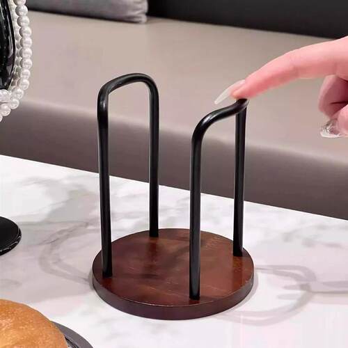 Wooden Paper Cup Holder for Disposable Cups Desktop Coffee T