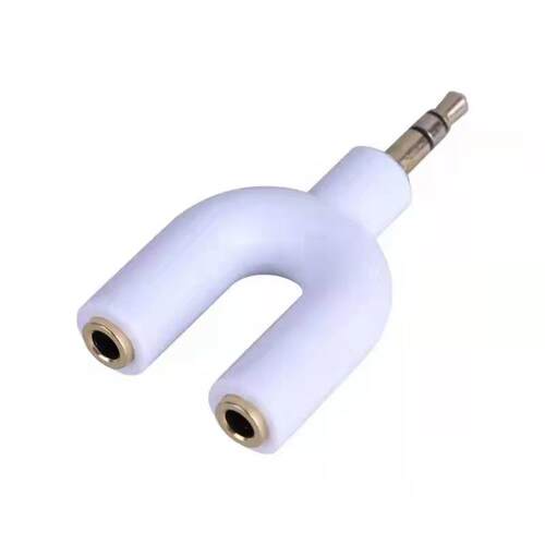 Audio Signal Converter One Divided into Two U-Shaped Plug Mi