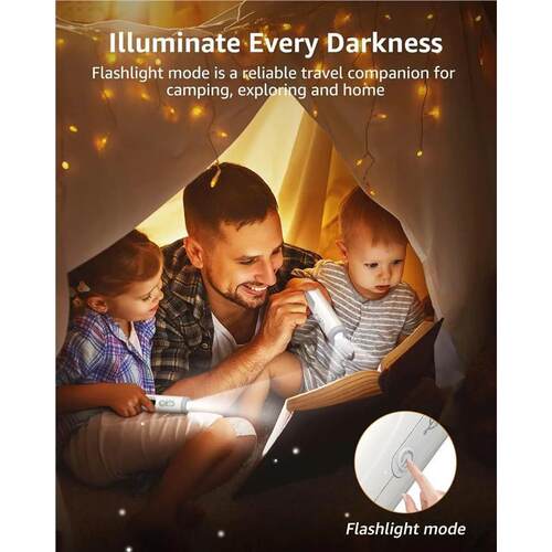 LED Motion Sensor Night Light 2 in 1 Portable Flashlight wit