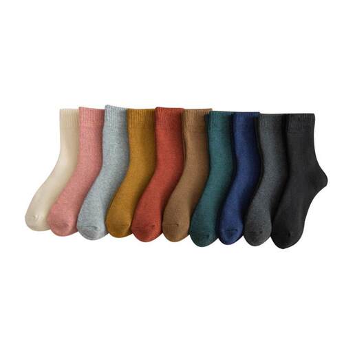 . Cotton Socks 5pcs men winter warm terry sock man towel soc