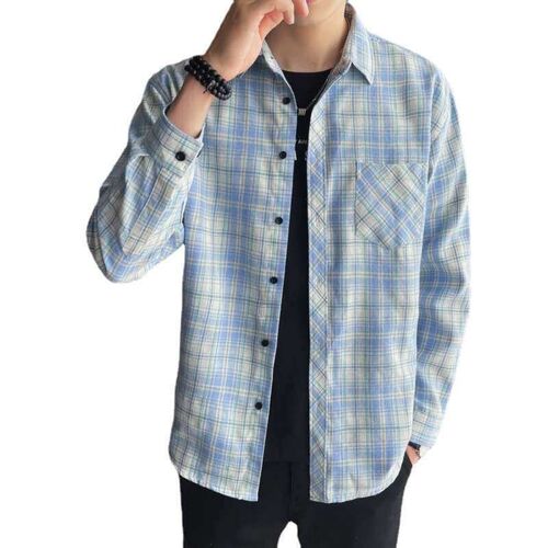 Diyu Shenlong All-match Shirt Mens Autumn and Winter Long-s