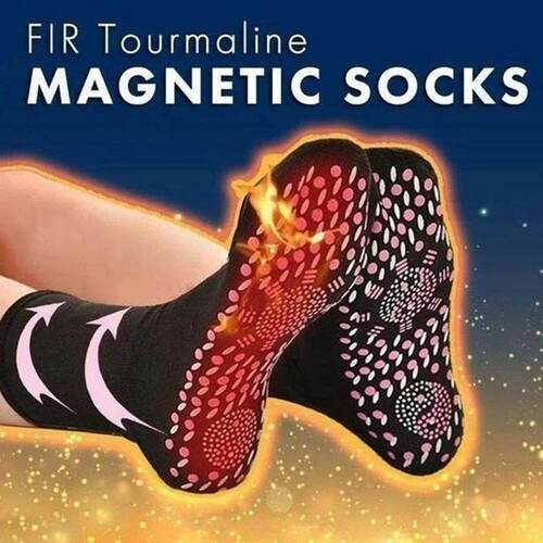 1/5pairs Tourmaline Self-Heating Socks Winter Warm Thermal H