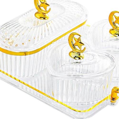 Dried Fruit Tray Multipurpose Candy Nuts Dish for Wedding