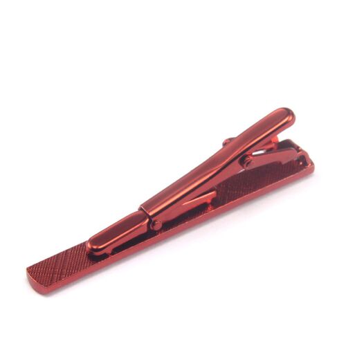 New Tie Clips for Men Fashion Style Metal Blue Tone Bar Prac