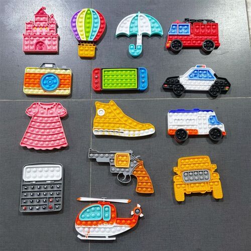 Letter Pop It Fidget Toys Hands Popins Simple e Squeeze