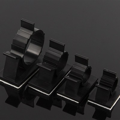 可调式固定座粘式电线固定座桌面理线夹网线整理束线扣自粘线卡LY