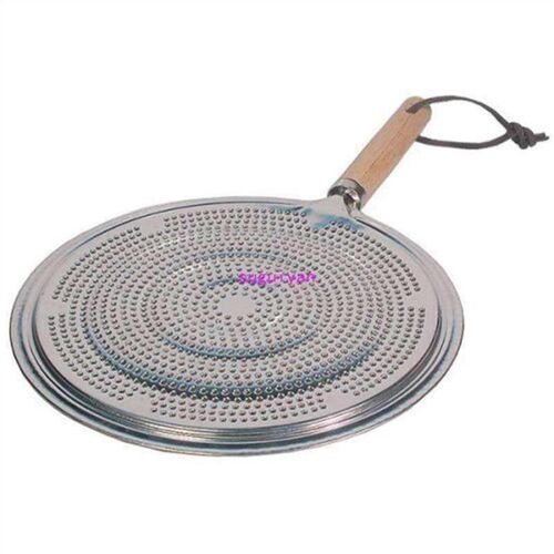 。Simmer Ring Aluminum Heat Diffuser with Wood Handle 12 in