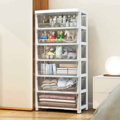 Plastic Transparent Drawer Storage Box Household Clothes Sna