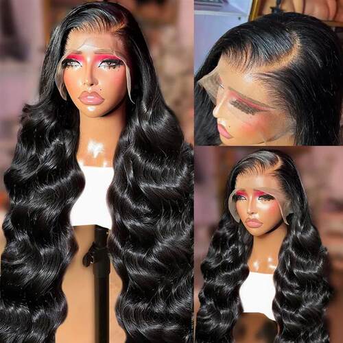 30 40 Inch 13x4 13x6 Body Wave Lace Front Human Hair Wigs 25