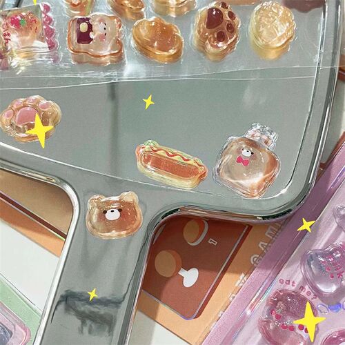 Creative 3D Relief Stickers Candy Ghost Rabbit Drop Diy Diar