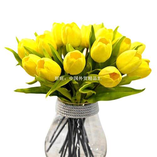 10PCS/Lot Artificial Tulips Delightful Real Touch PU Tulips