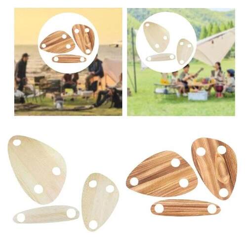 3Pcs Wine Bottle Topper Serving Tray Set Mini Wine Table