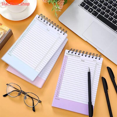 Things To Do List Coil Undated Daily Work Planner Task Check