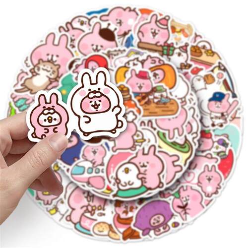 10/30/52PCS Kawaii Kanahei stickers Cute Meme Graffiti Stick