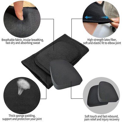 Elastic Elbow Pads Thickened Sponge Elbow Knee Protectors Gu