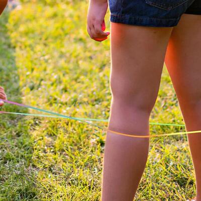 5-10m Jump Rope Rubber Band Motion Toy Kids Skipping Rope Ro