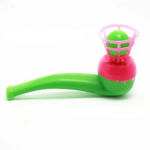 3pcs Plastic Pipe Blowing Ball Kids Toys Outdoor Games Balan