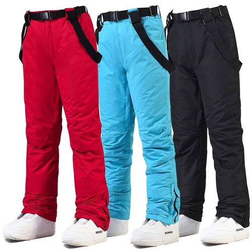 New Men and Women Winter Outdoor Ski Pants Windproof Waterpr