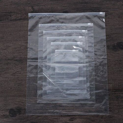 5PCS/Set Clear Portable Transparent Plastic Package Cloth Tr