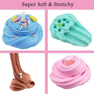 70ml/8 Colors Slime Fluffy Kids Toys Intellectual Developmen