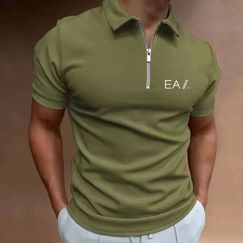 Summer Mens Casual Short-Sleeved  Shirt Office Fashion Thre