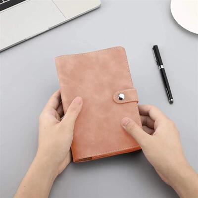 2025 Budget Binder A6 PU Leather Notebook Cash Envelopes Sys