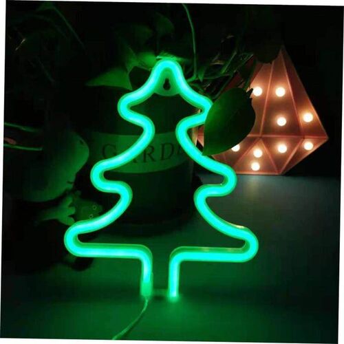 Christmas Decoration LED Neon Sign Light Love Deer Elk Bell