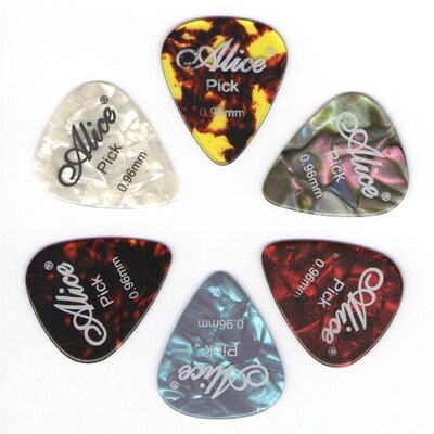 6 pieces Alice Celluloid Guitar Picks Mediator Thickness 0.4